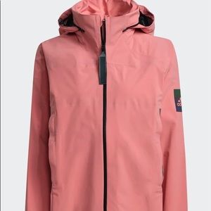 Adidas Womens MyShelter Rain Jacket Hazy Rose